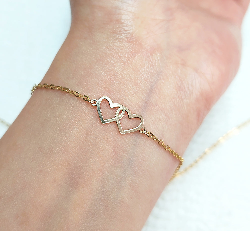 dainty gold filled connector_14KGFCOM