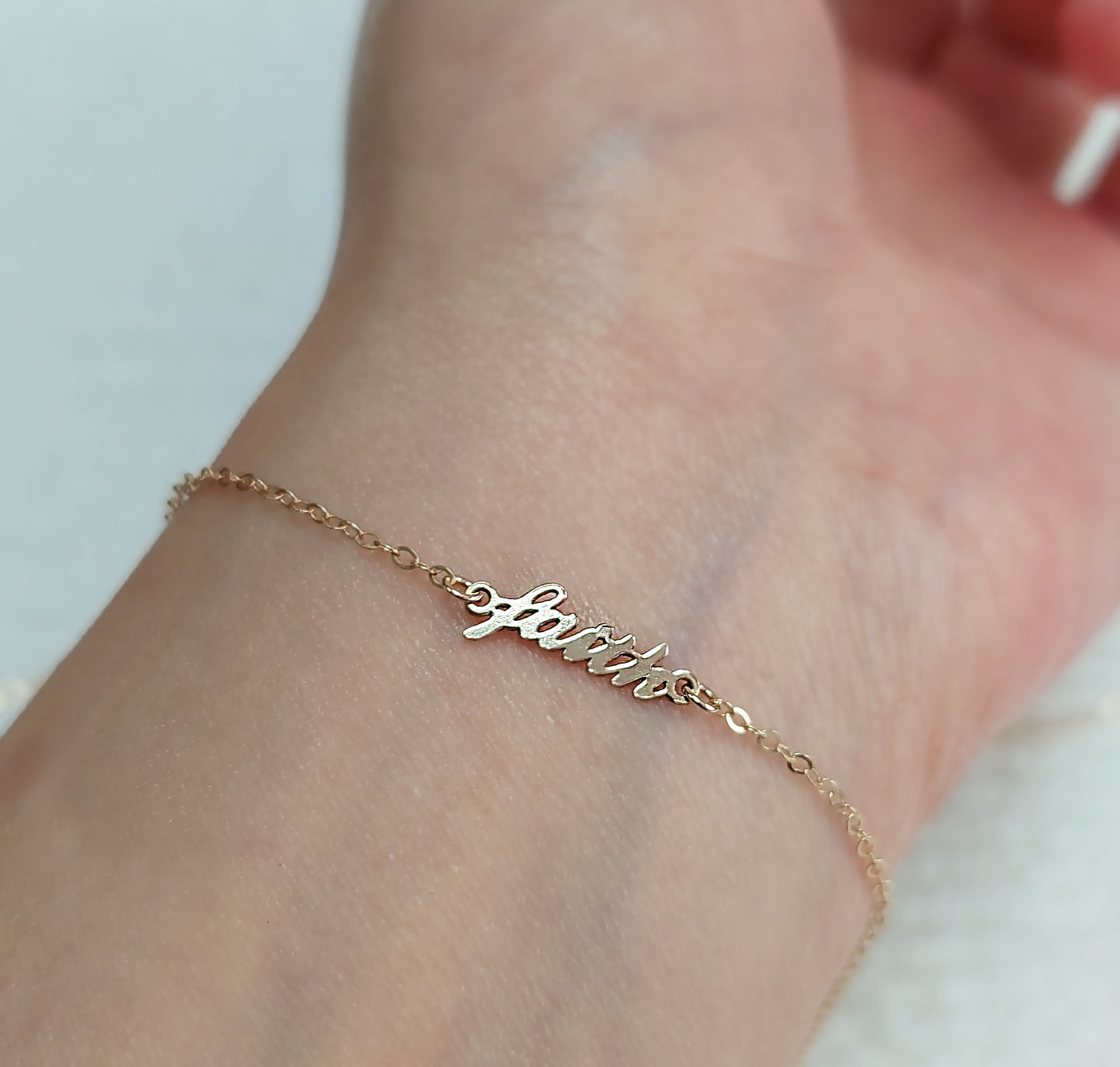 FA1448 Mini Size Word "faith" Connector 24ga