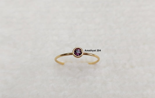 birthstone ring_dainty gold filled ring_14KGFCOM