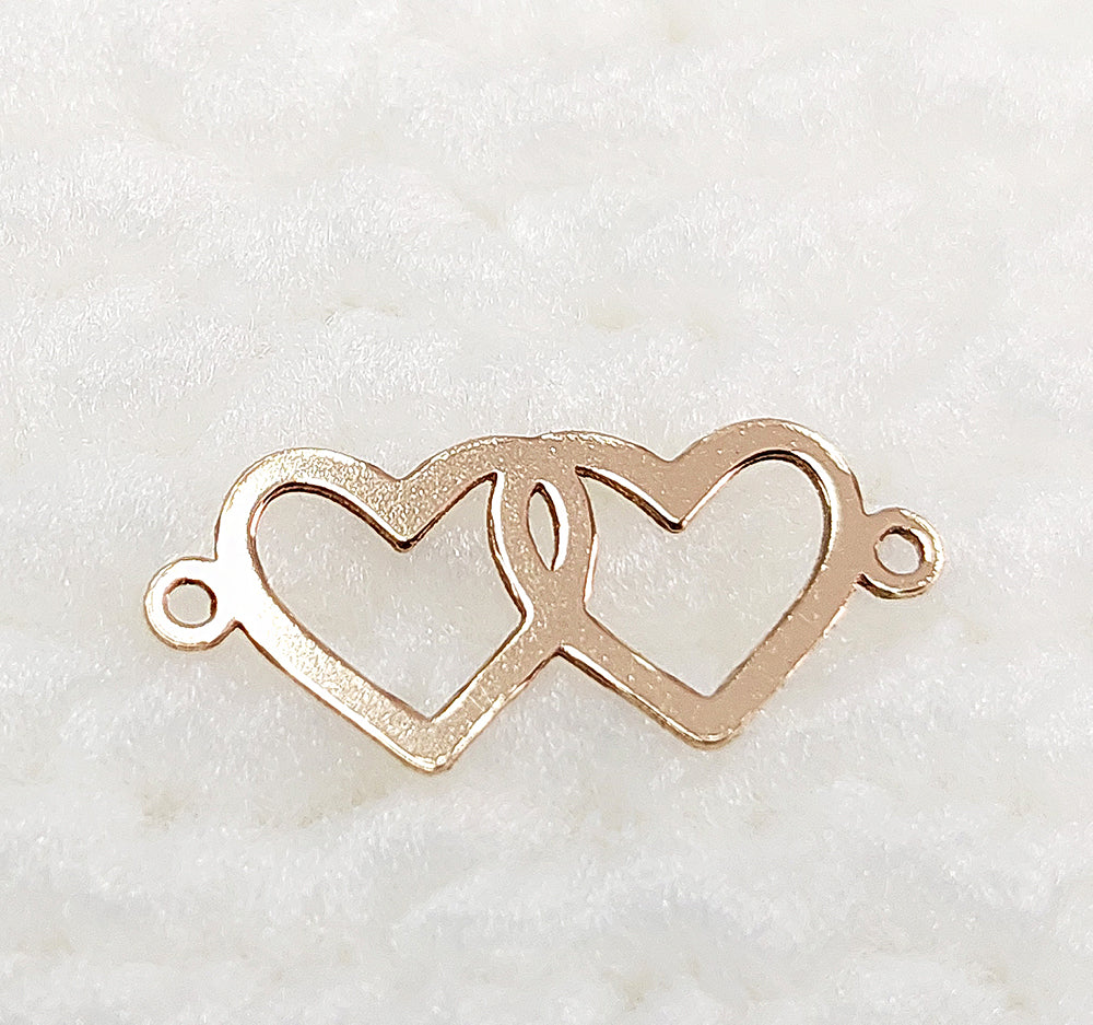dainty gold filled connector_14KGFCOM