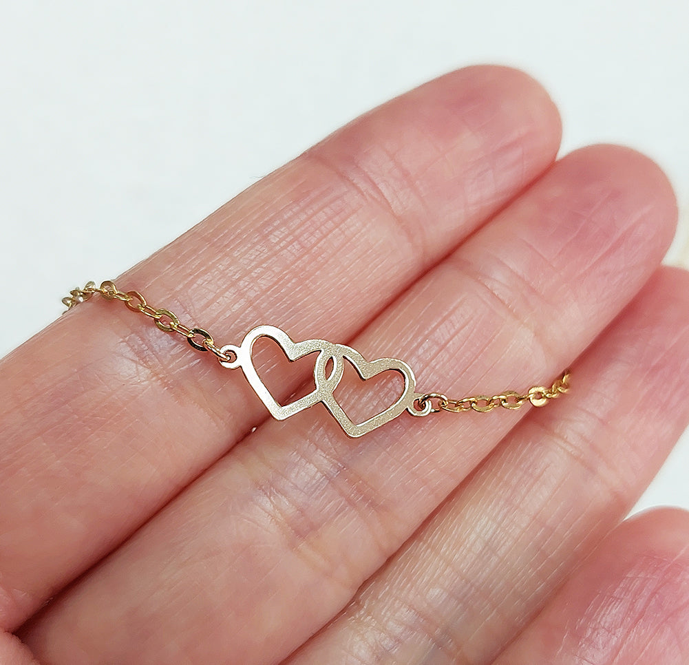 dainty gold filled connector_14KGFCOM