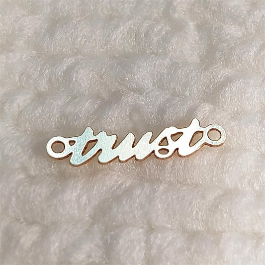 TU1533 Mini Size Word "trust" Connector 24ga 14.5 x 3.3mm