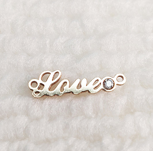 LO1543CZ "Love" Connector with CZ