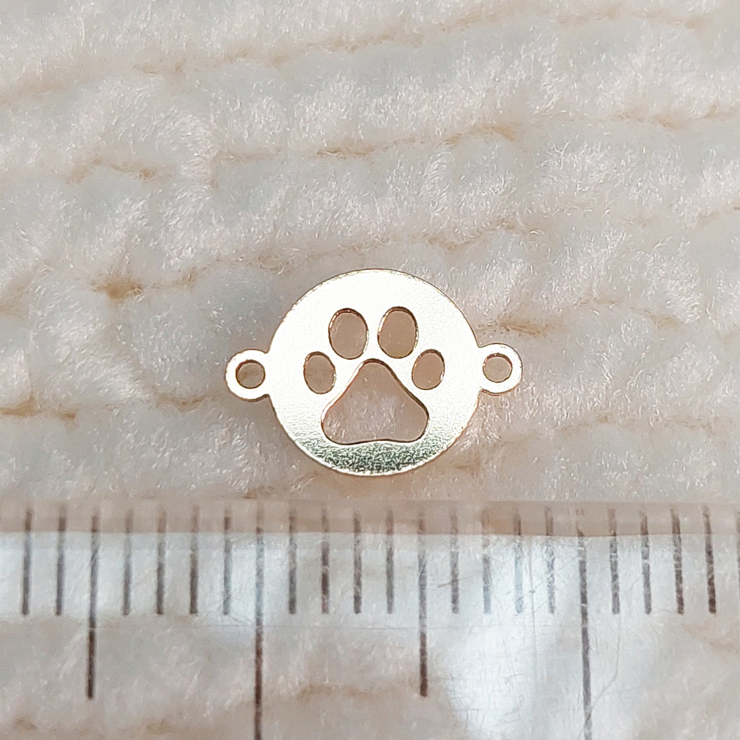 GF7RDPAWR2 Paw Connector 9.7 x 7mm 24ga Pet Charm