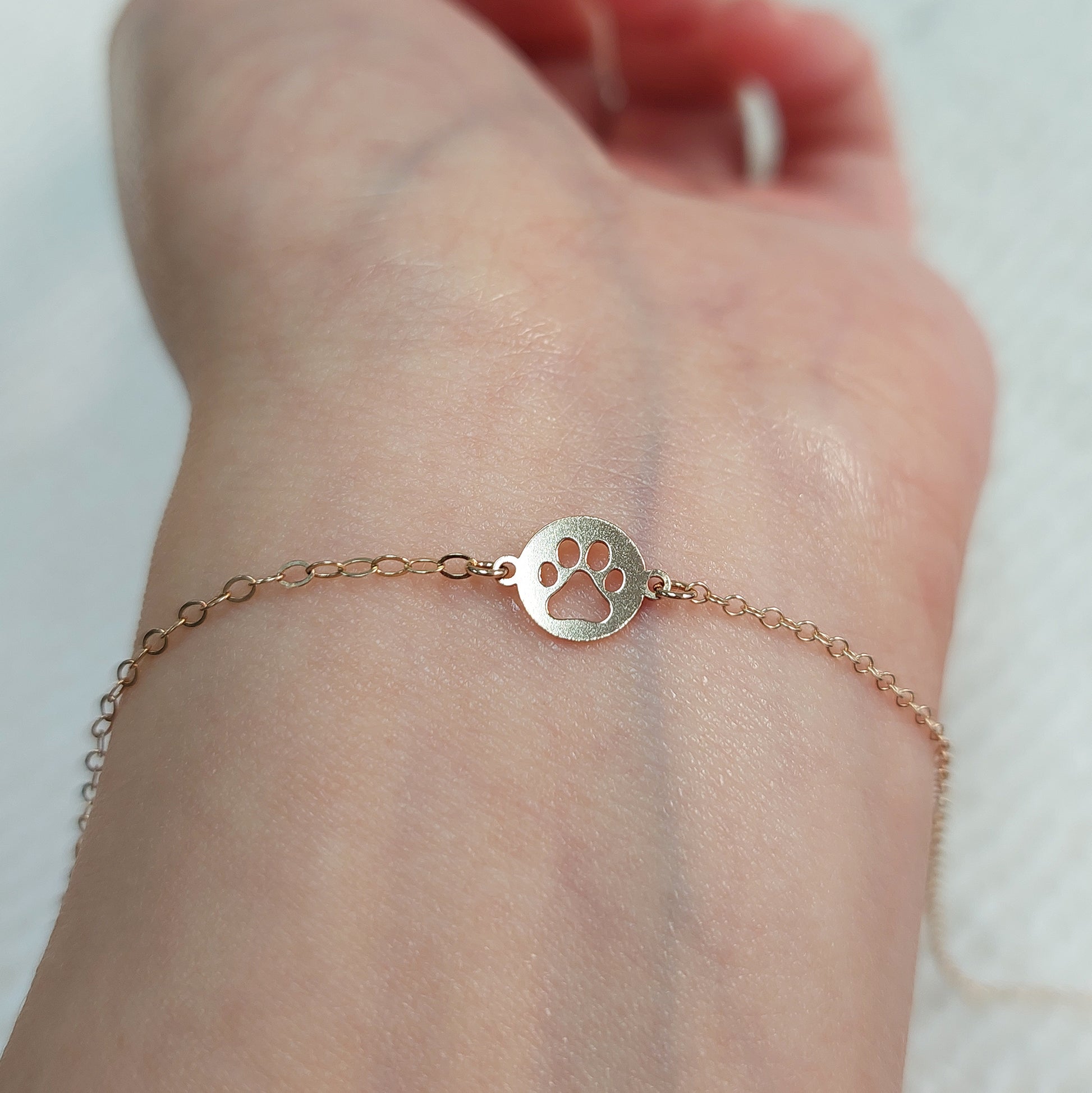 paw_dainty gold filled charm_14KGFCOM