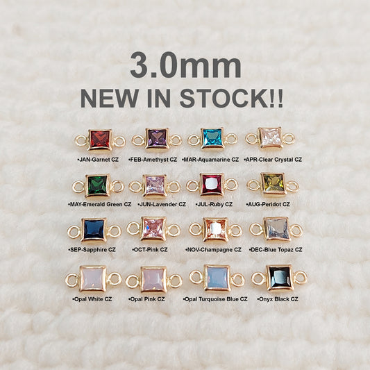 dainty gold filled charm_14KGFCOM_birthstone connector