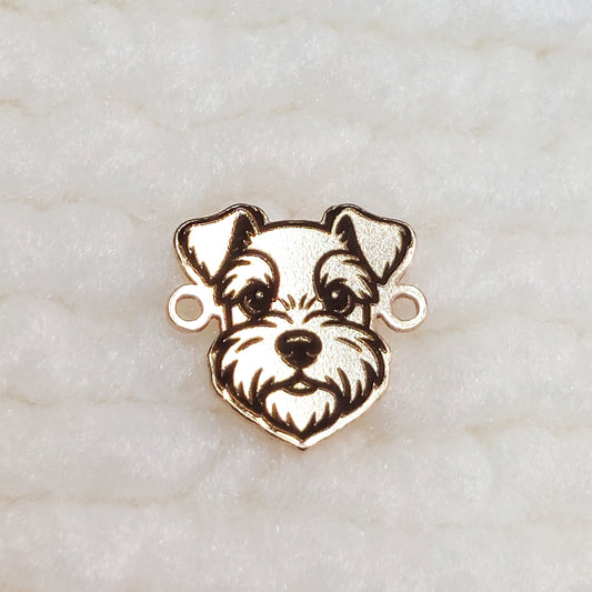 DH9309SZ The head of a Schnauzer Connector 24ga 9.3 x 8.9mm