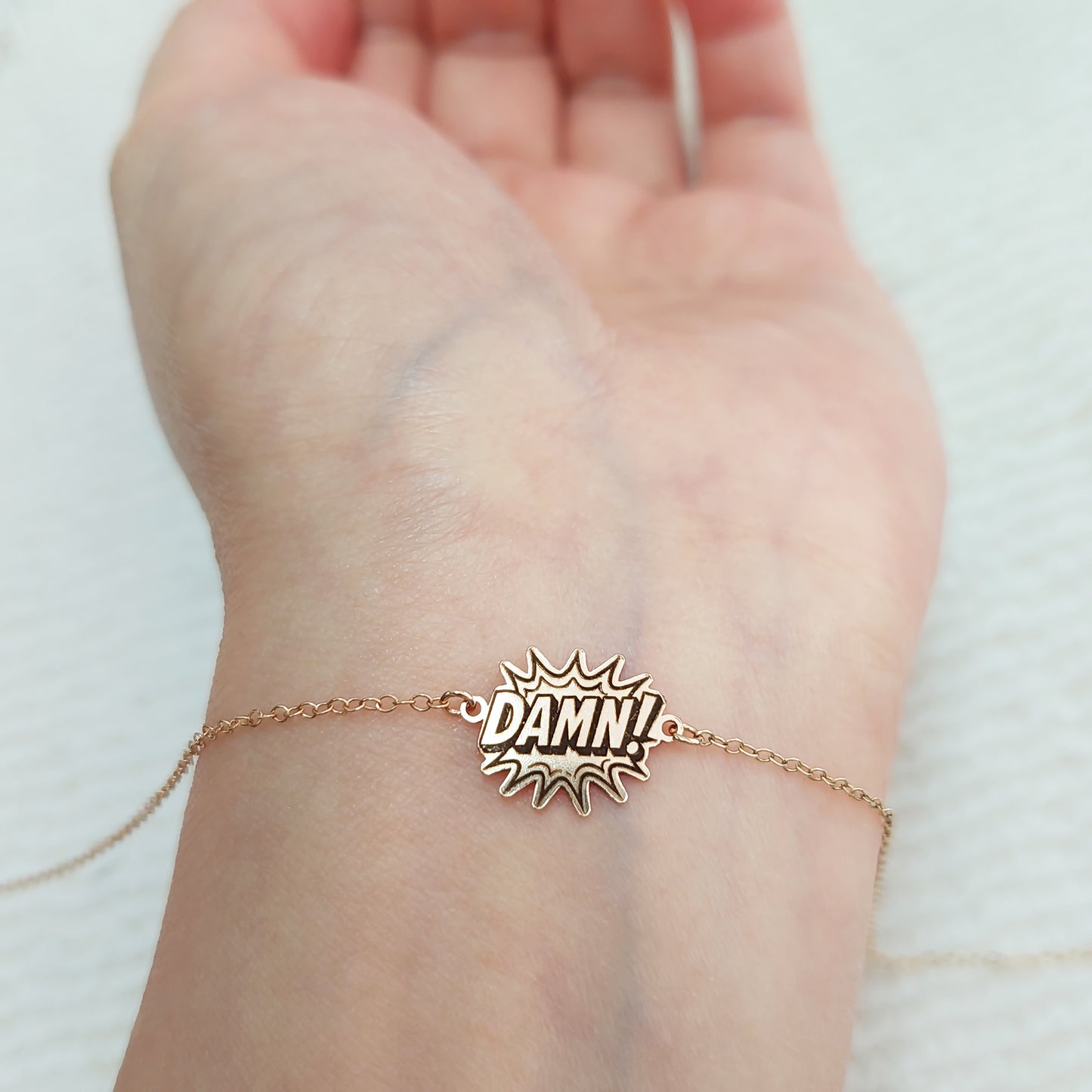 BW1511DM Bomb Word "DAMN!" Connector 24ga 14.7 x 10.9mm