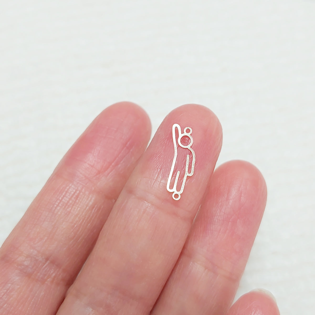 GF7814MC/GF6315MC/GF7988MC Meccha Chameleon Style-White man Connector 24ga • Dainty Charm • Gold Filled (14KGF) Jewelry Findings Wholesale