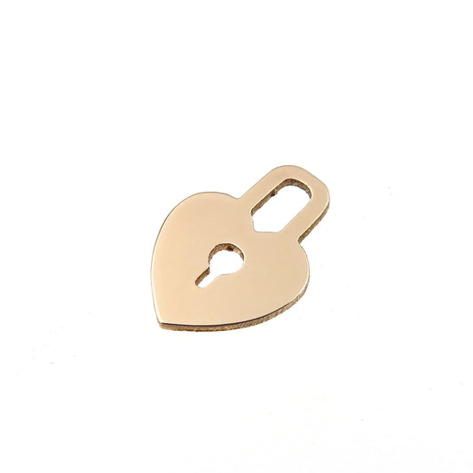 GF107LOK Mini Padlock Charm 24ga
