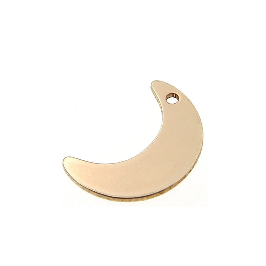 GF1149SH Crescent Charm 24 ga 10.1x6.9mm Gold Filled (14KGF)