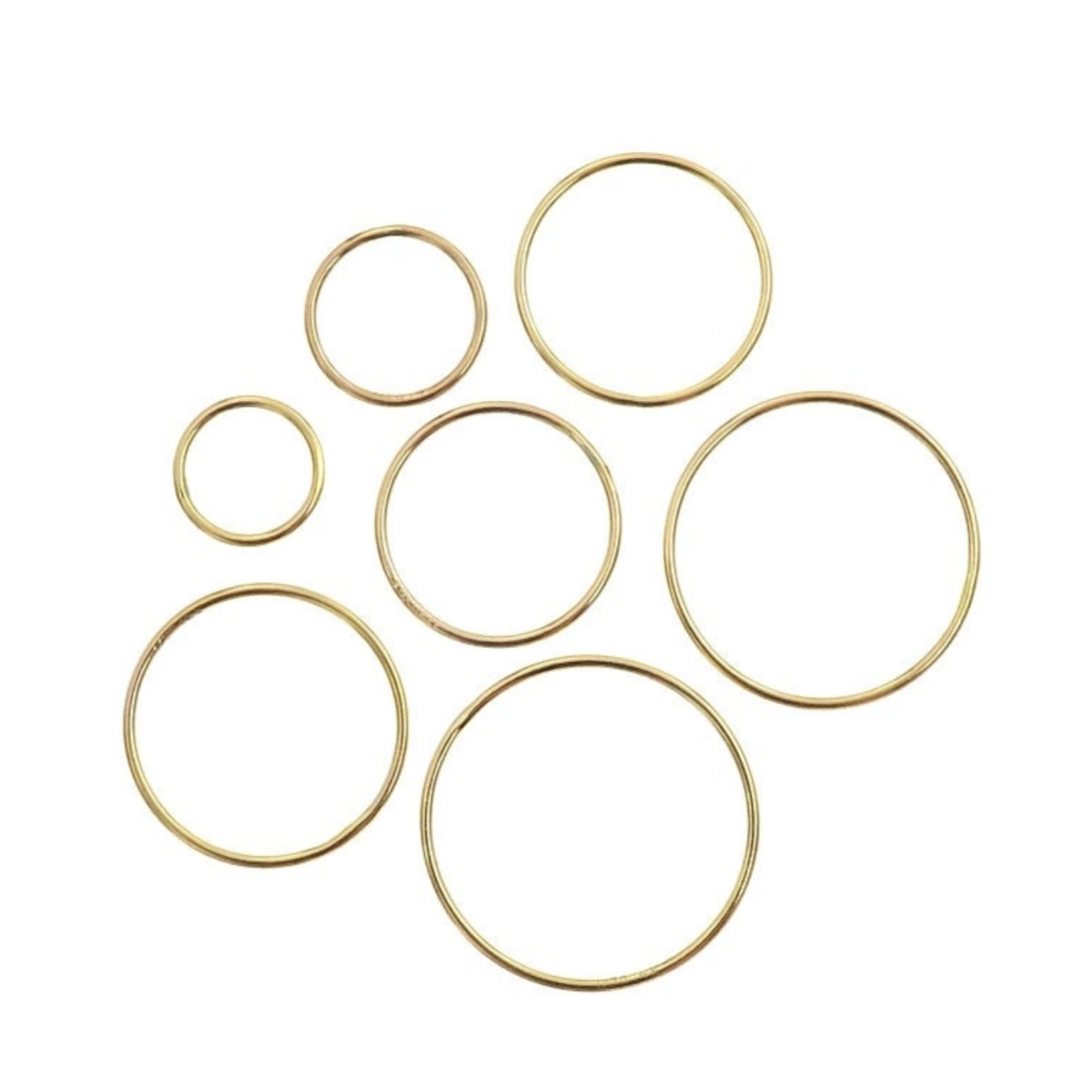 GFR150 - GFR190 14K Gold Filled (14KGF) Round Wire Ring Stacking Ring ...
